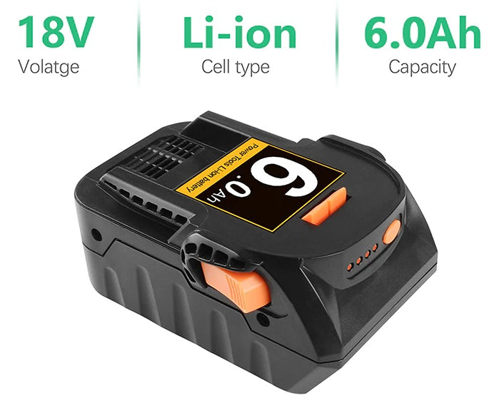 Replacement AEG 18V Battery 6AH