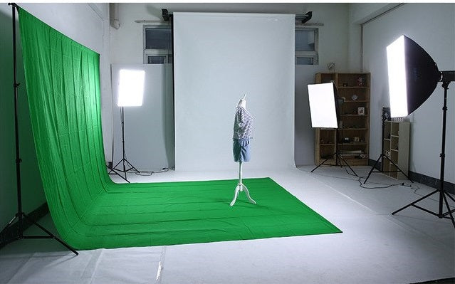 Chromakey Green Screen Backdrop 3M X 4M Muslin Background
