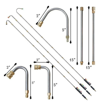 High Pressure Washer Extension Wand Set 10pcs