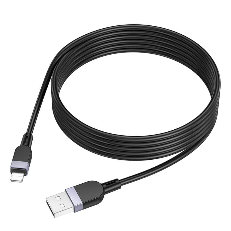 Hoco Soft Silicon Lightning to Type-C Charging Data Cable 2m X109