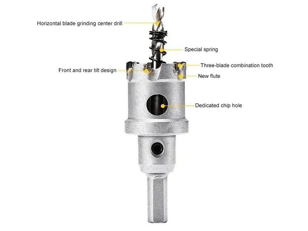 Hole Saw Cutter Carbide Drill Bits 12pcs