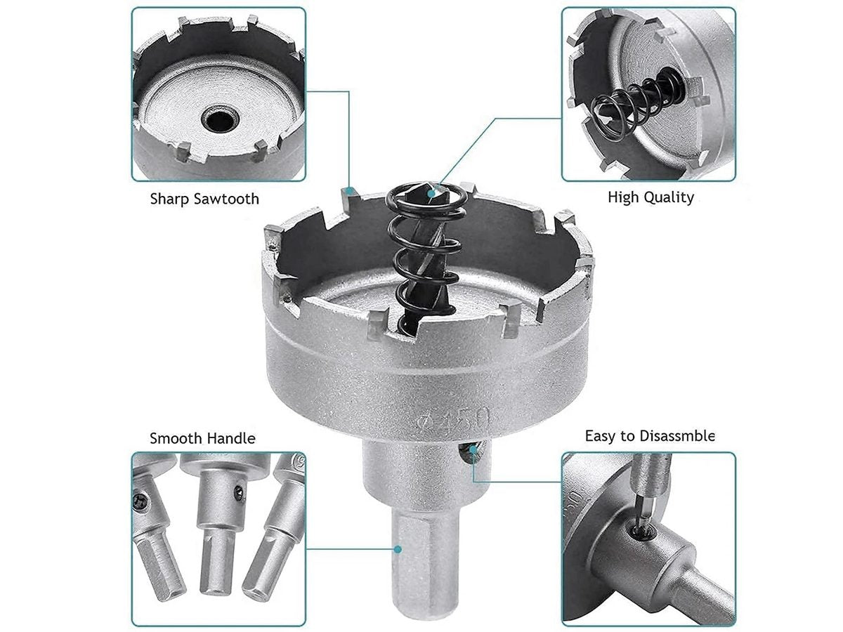 Hole Saw Cutter Carbide Drill Bits 12pcs