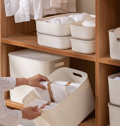 4 pcs Utile Large Organizer White with Lid