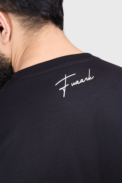 Hustle Oversized T-shirt Black