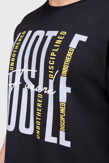 Hustle Oversized T-shirt Black