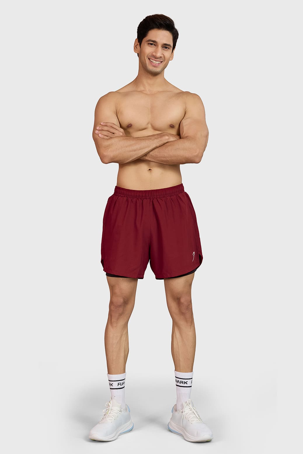 Hyper 5" Running  Shorts Maroon