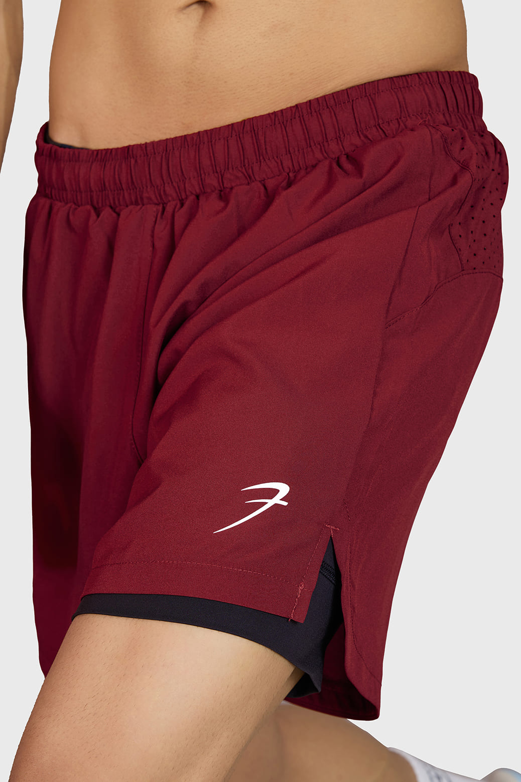 Hyper 5" Running  Shorts Maroon