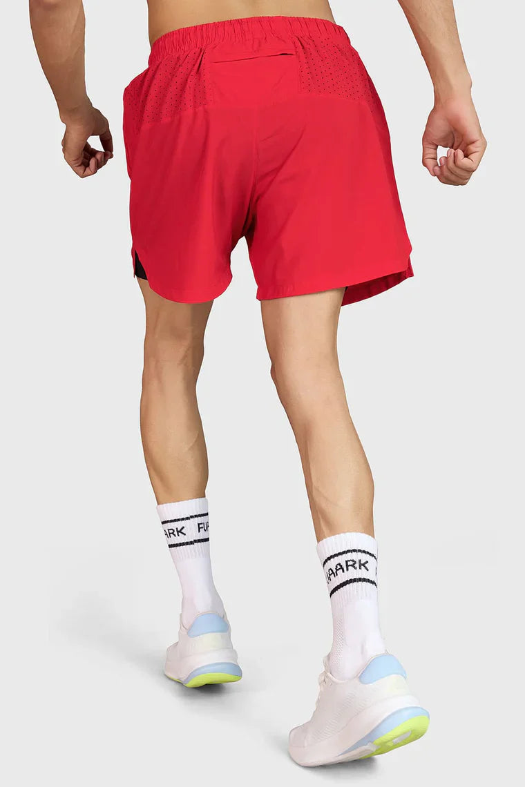Hyper 5" Running  Shorts Red