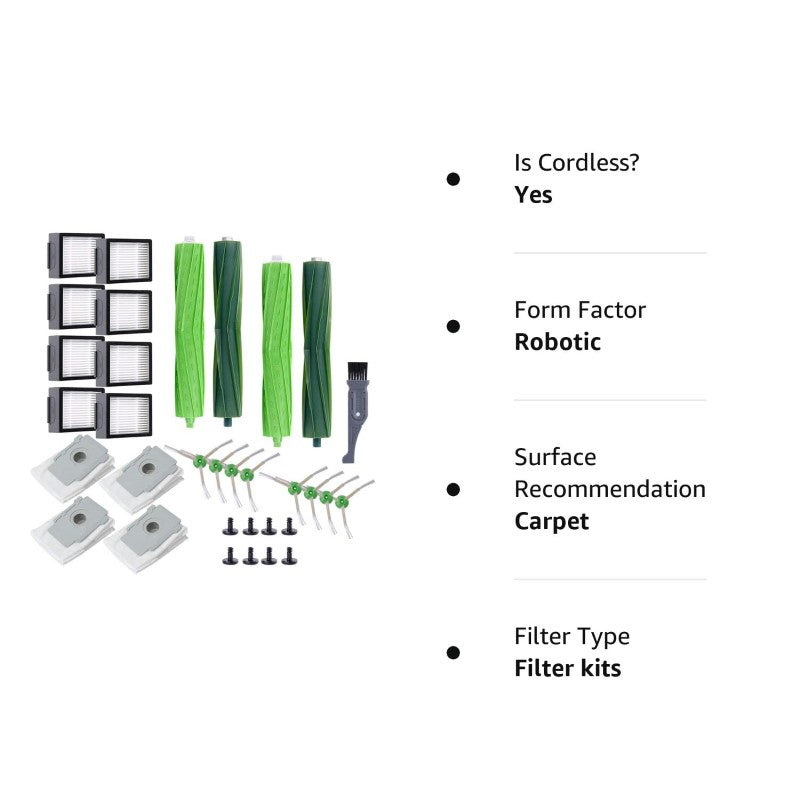 Side brushes for Roomba