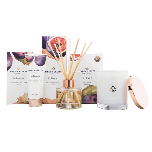 Amber Fig Candle, Diffuser And Hand Cream