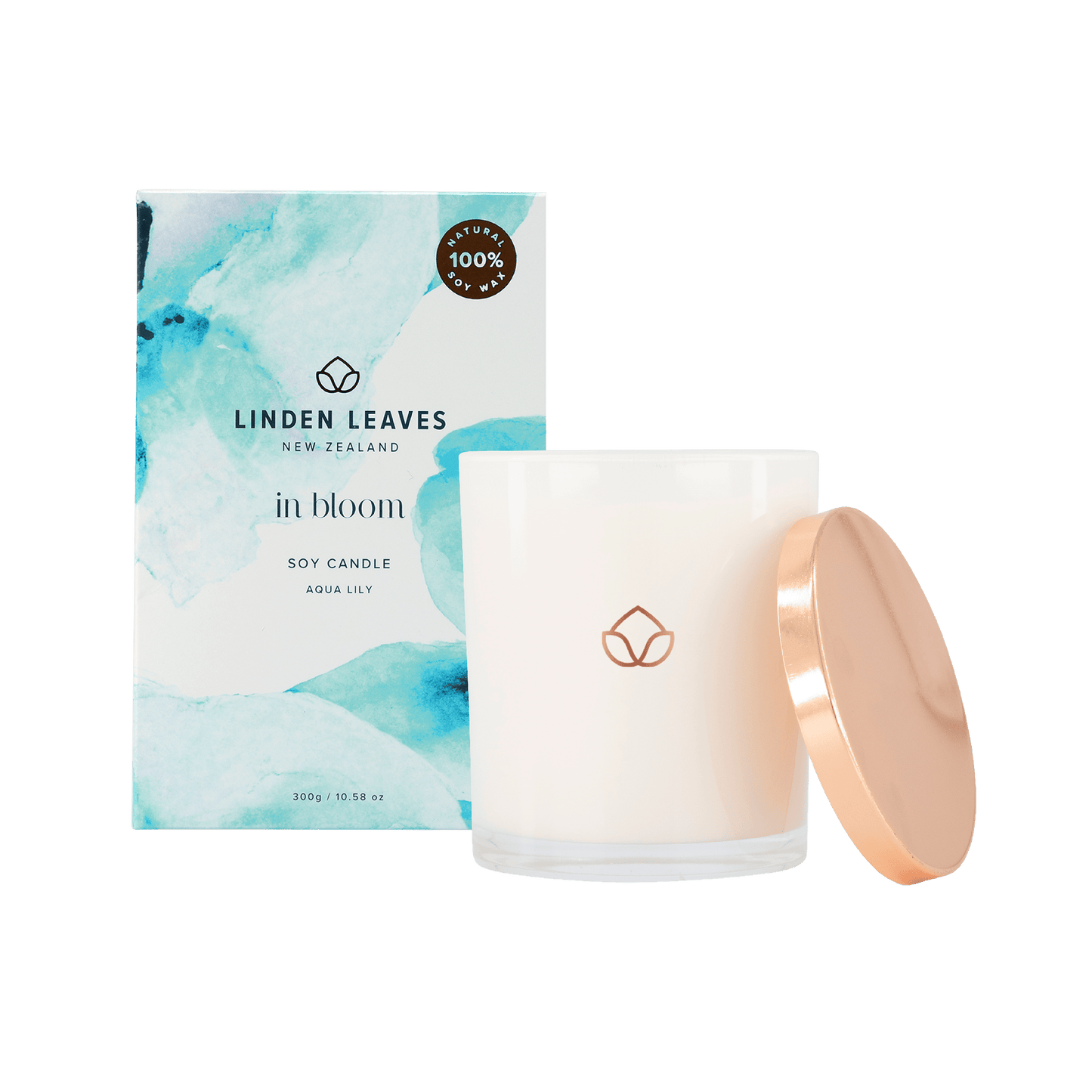 Aqua Lily Soy Candle