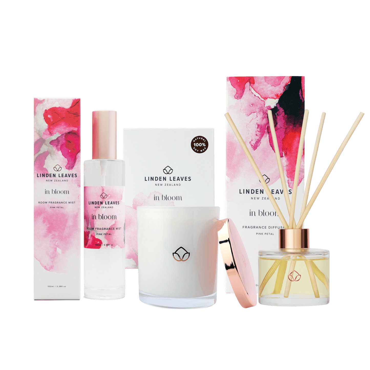 Pink Petal - Room Mist, Candle & Diffuser