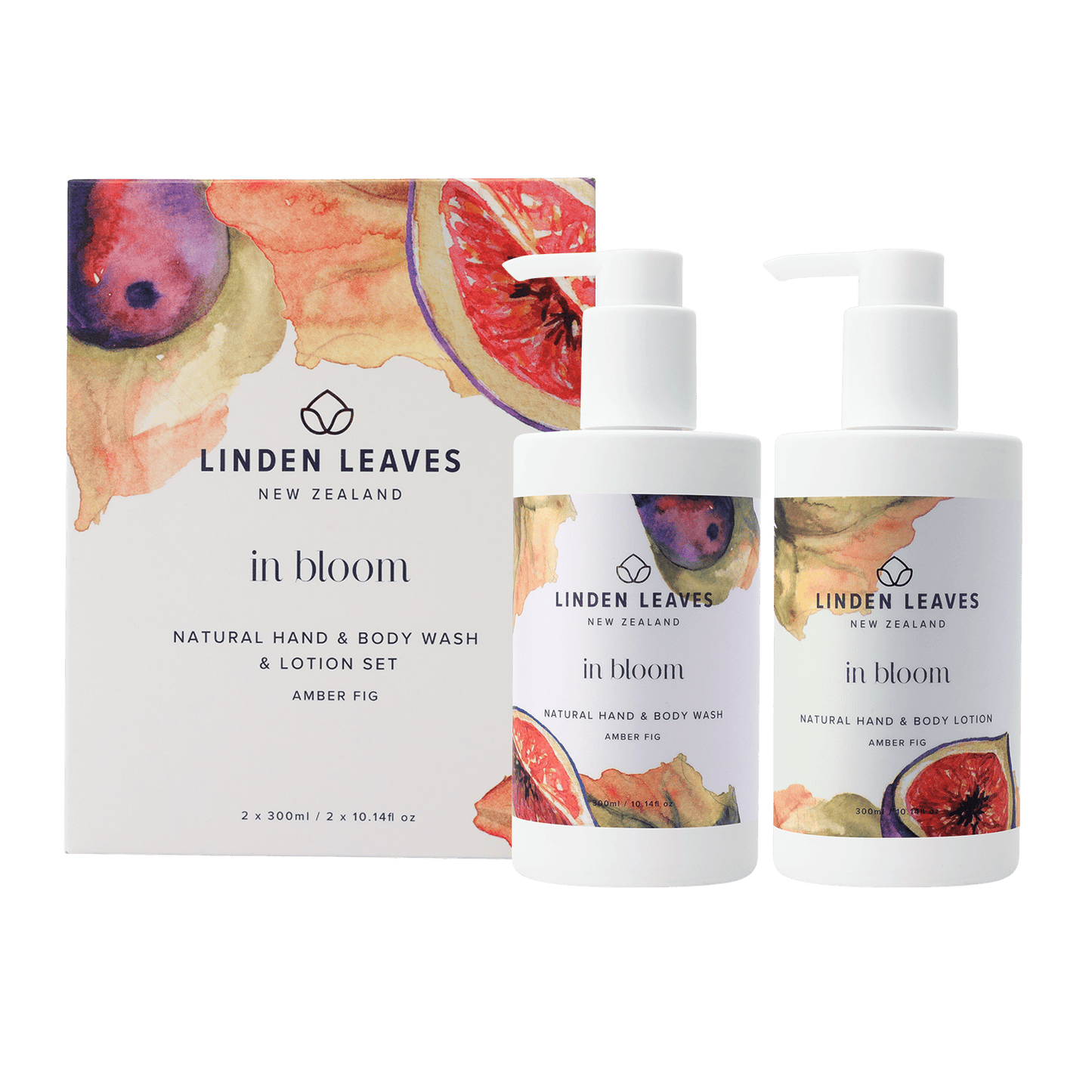 Amber Fig Hand & Body Wash & Lotion Boxed Set