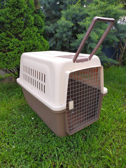 PP 60 X-Large Airline Travel Cage/Carrier/Crate 99cm Wheeled Air NZ with Bowl