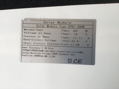 200W Solar Panel Flexible