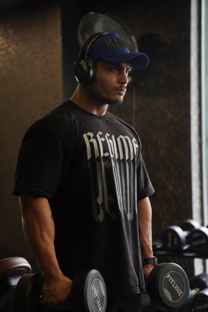 Regime Oversized T-shirts Black