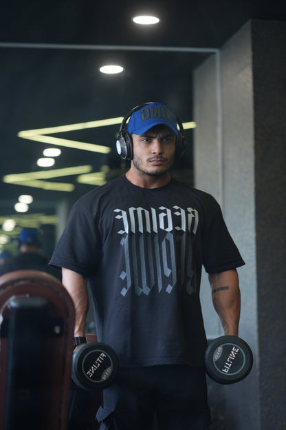 Regime Oversized T-shirts Black