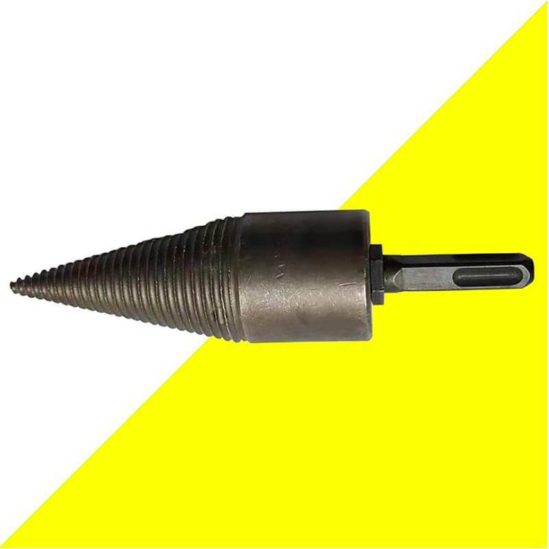 Firewood Splitter 32mm Firewood Drill Bit Wood Splitter with 3 Drill Handles Wood Bits high carbon steel - The Shopsite