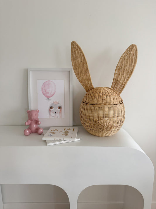 Rattan Bunny Basket
