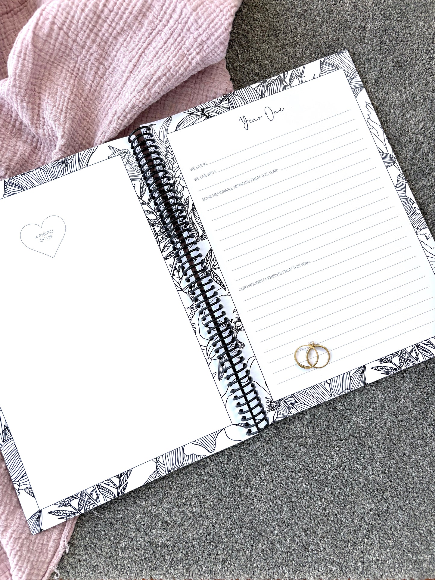 You + Me Anniversary Keepsake Book