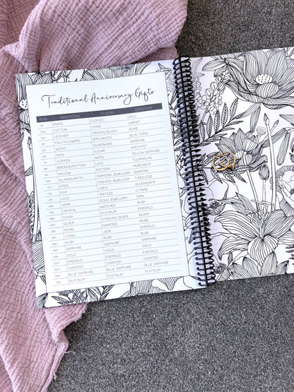 You + Me Anniversary Keepsake Book