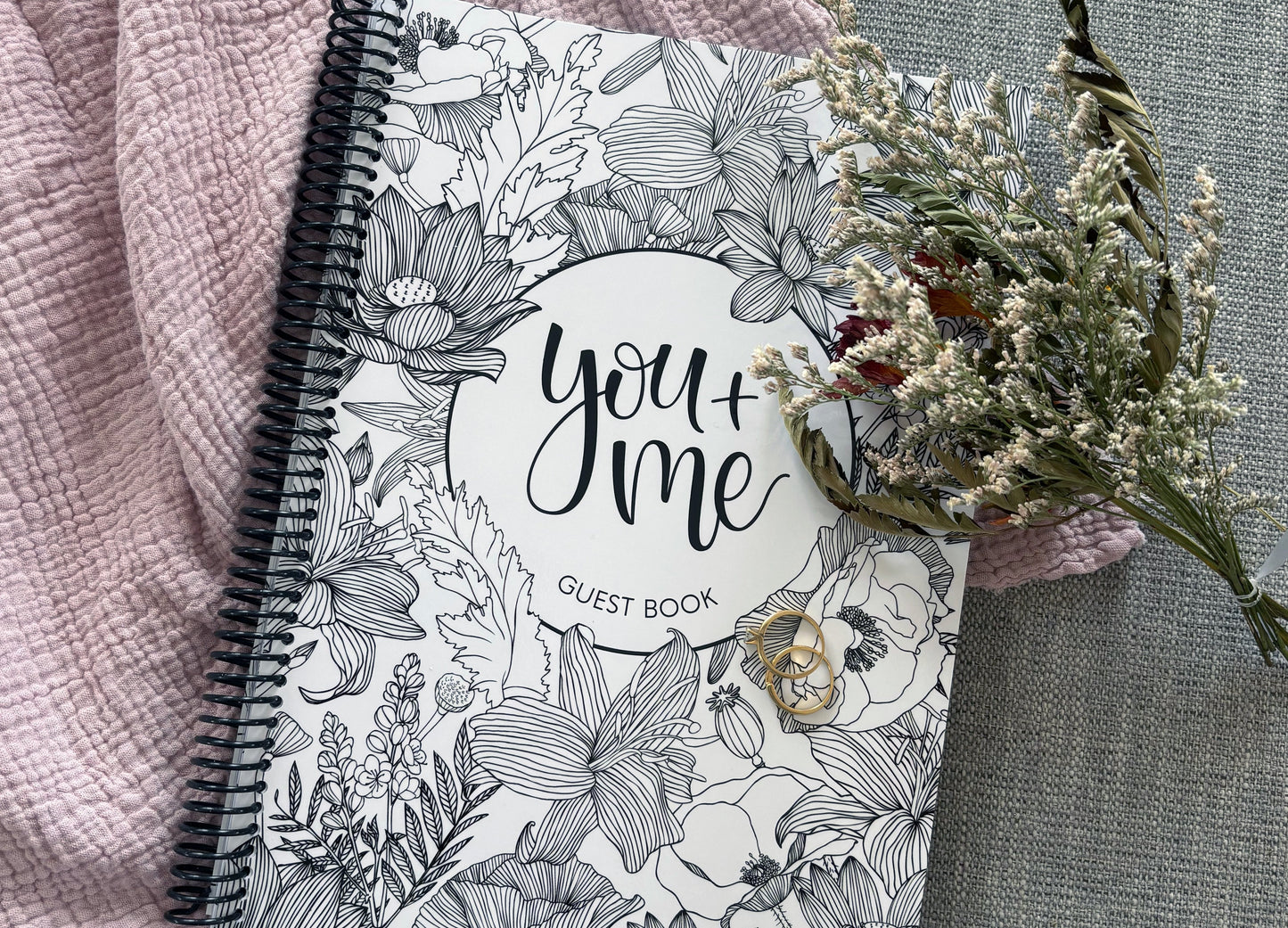 You + Me Keepsake Guest Book