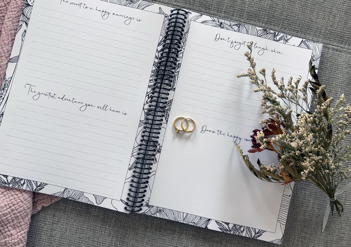 You + Me Keepsake Guest Book