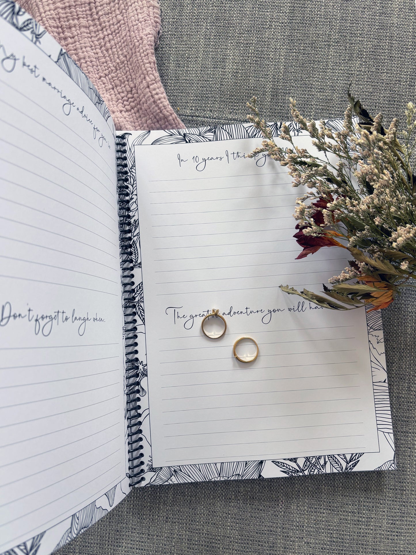 You + Me Keepsake Guest Book