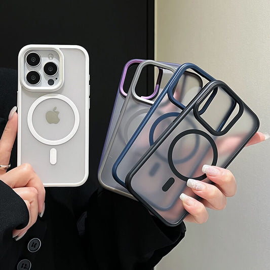 Phone 15 Clarity Series Magsafe Ultra Thin Anti-Fingerprint Back Case