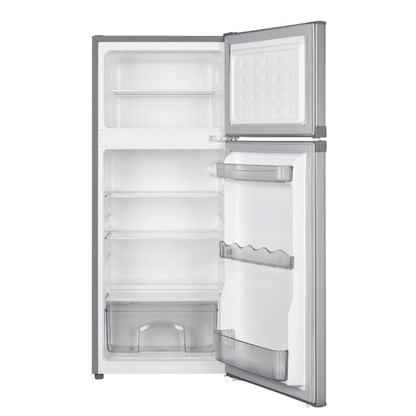 Imprasio 125L Top Mount Fridge Freezer Stainless Steel