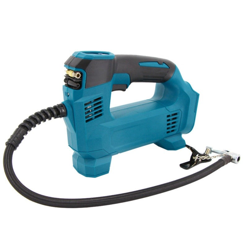 Close up of inflator nozzle