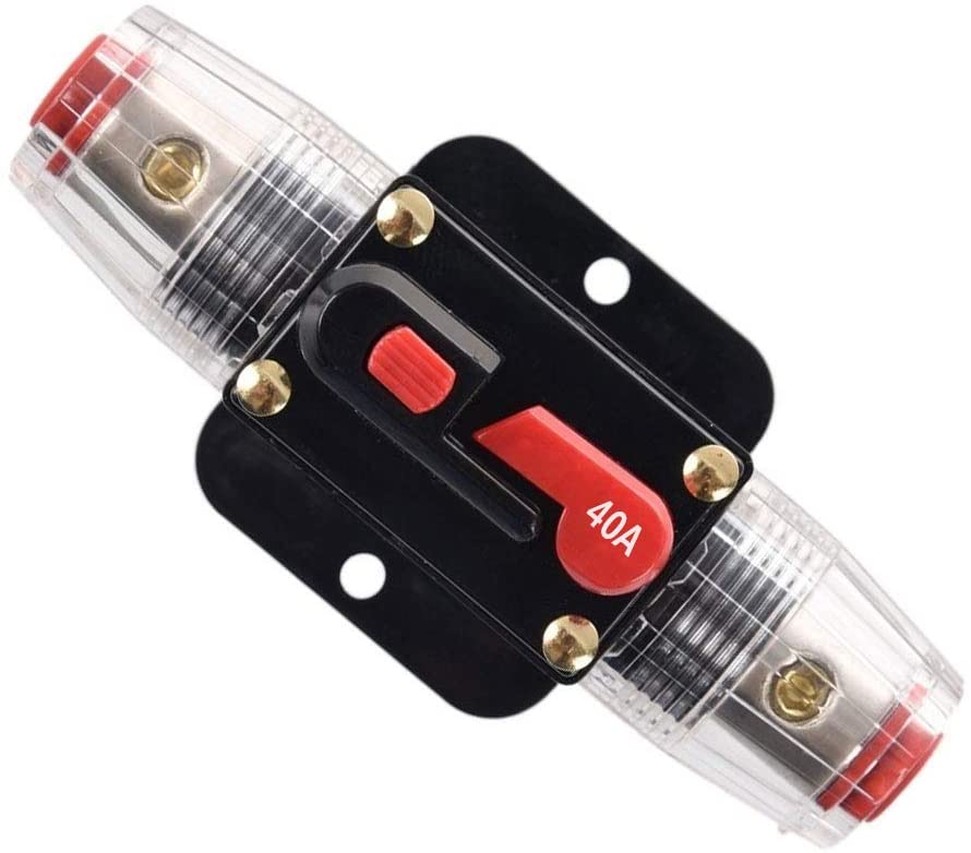 Manual reset circuit breaker