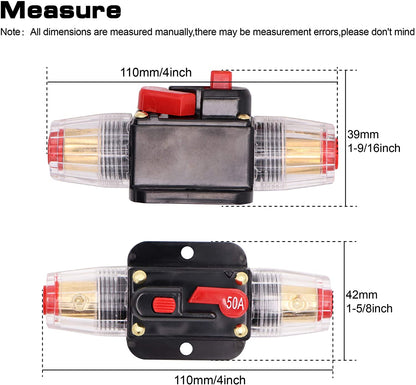 Audio system fuse breaker