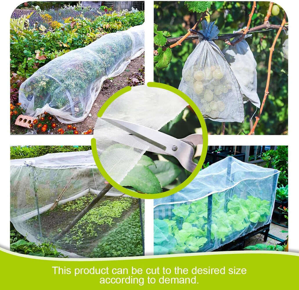 3 x 10M Insect Netting Vegetables Plant Crop Mesh Protection