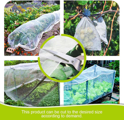 3 x 10M Insect Netting Vegetables Plant Crop Mesh Protection