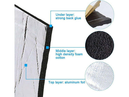 Car Heat Insulation Foam 10 Pcs - The Shopsite