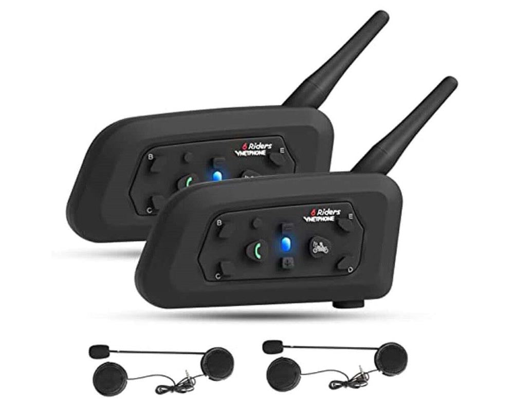 Weatherproof motorcycle intercom headset