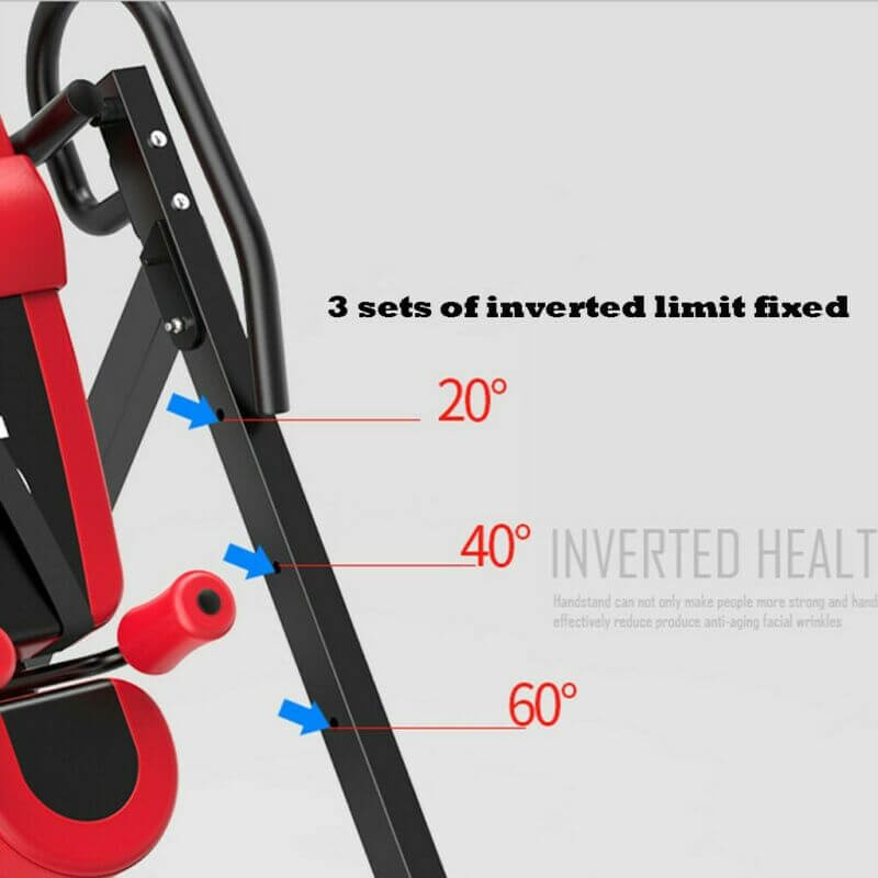 Gravity Heavy Duty Inversion Table With Headrest & Adjustable Protective Belt Ba - The Shopsite