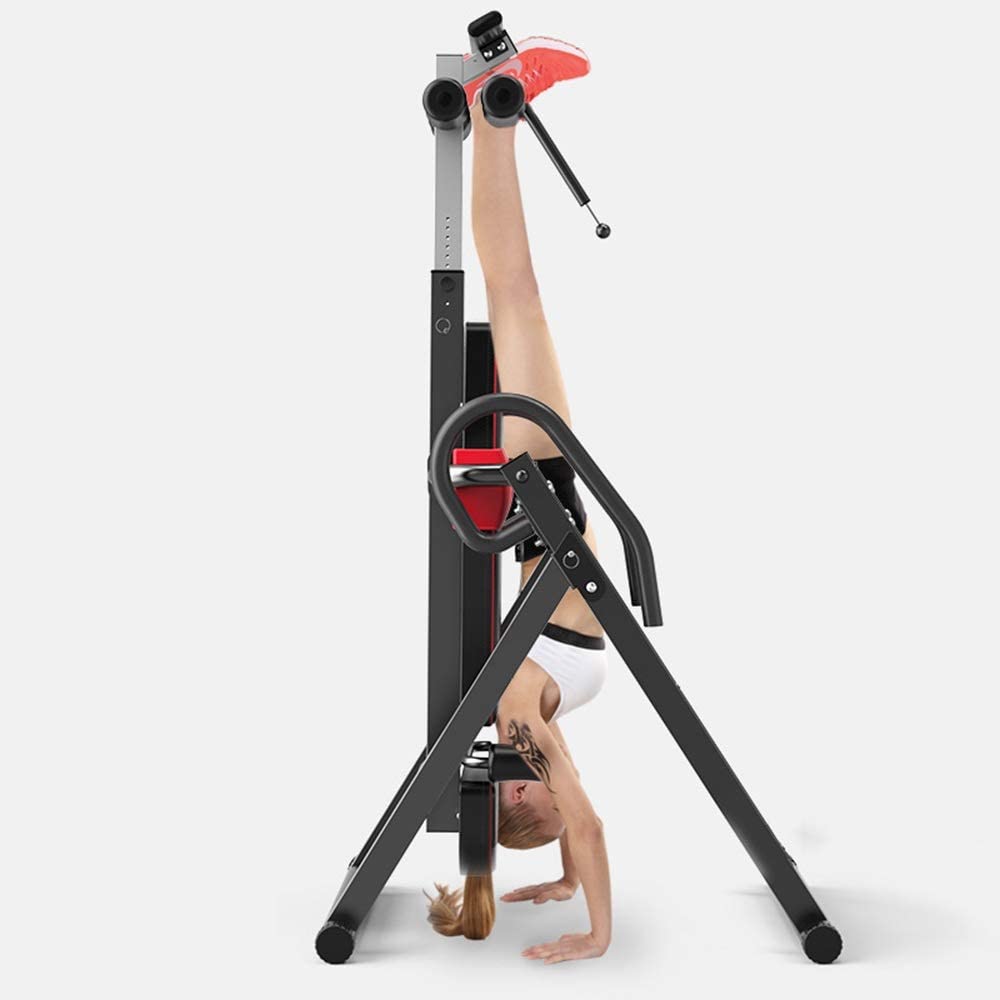 Gravity Heavy Duty Inversion Table With Headrest & Adjustable Protective Belt Ba - The Shopsite