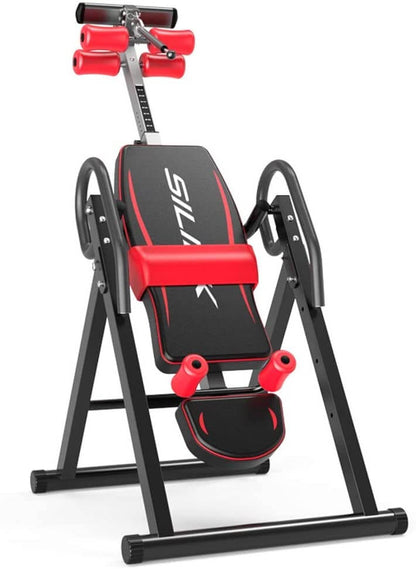 Gravity Heavy Duty Inversion Table With Headrest & Adjustable Protective Belt Ba - The Shopsite
