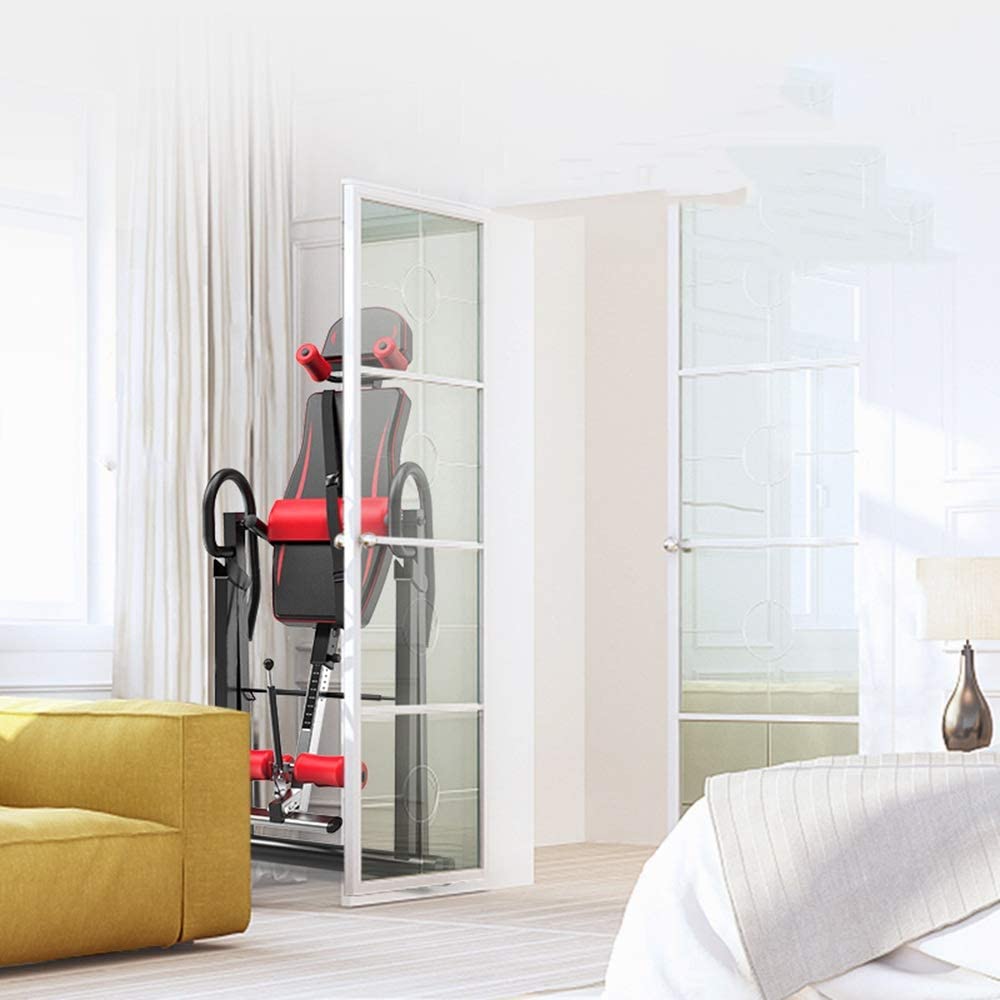 Gravity Heavy Duty Inversion Table With Headrest & Adjustable Protective Belt Ba - The Shopsite