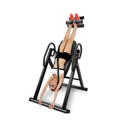Inversion table ankle holders