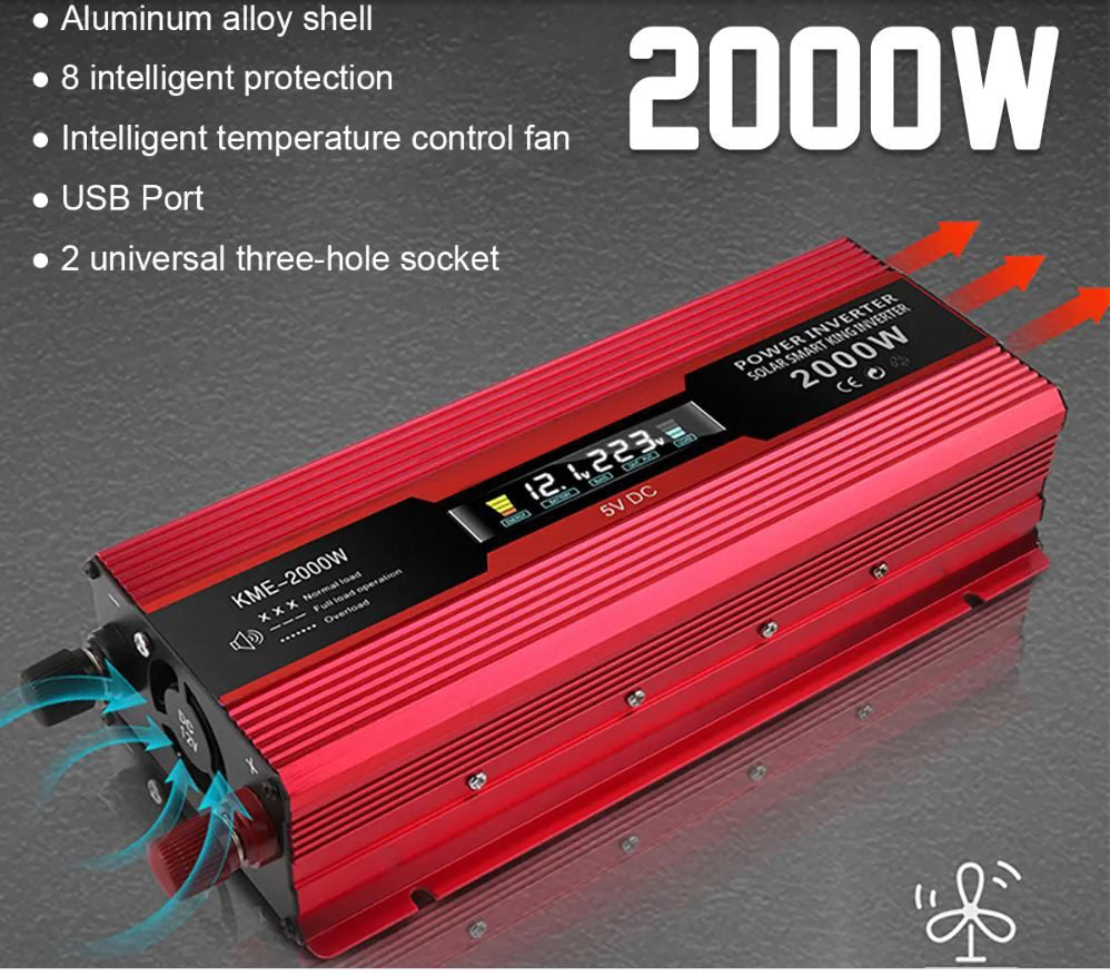 Power Inverter 2000W 12V