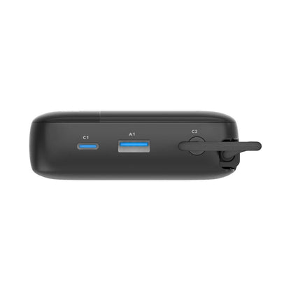70W Power Bank 20000mAh with Built-in USB-C Charging Cable
