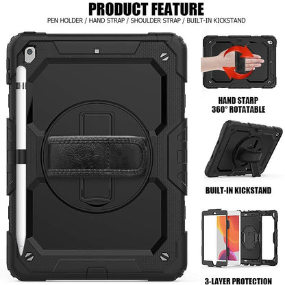 iPad 10.2 Case Rugged Shockproof Case