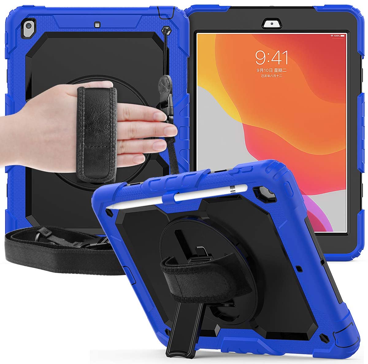 iPad 10.2 Case Rugged Shockproof Case