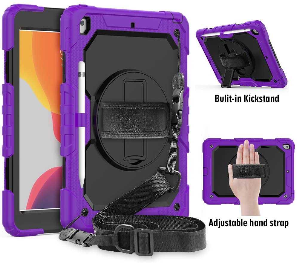 iPad 10.2 Case Rugged Shockproof Case
