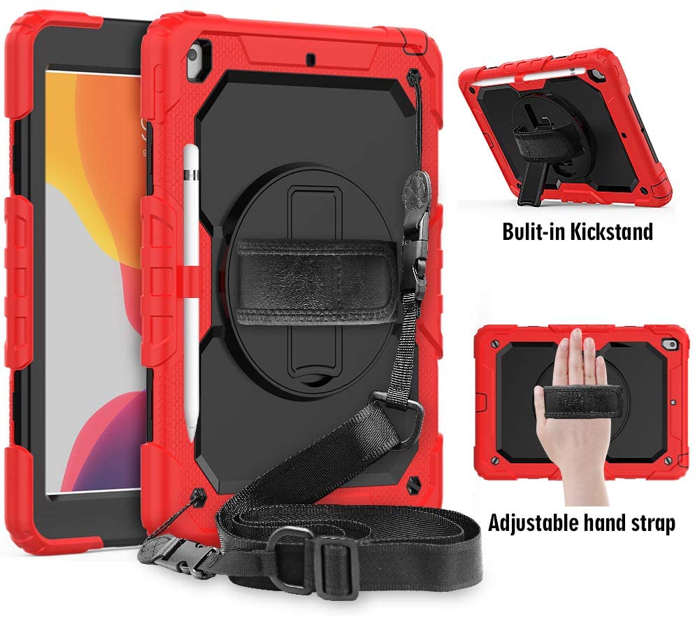 iPad 10.2 Case Rugged Shockproof Case