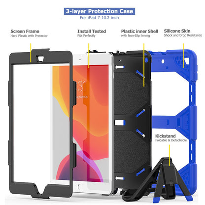 iPad 10.2 Case Rugged Shockproof Case