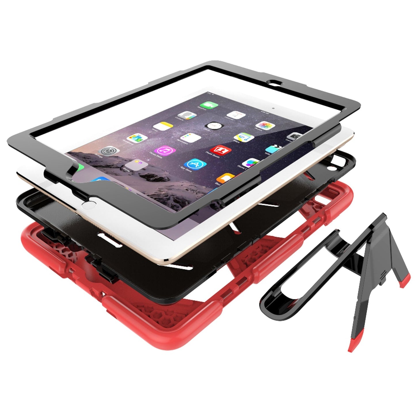 iPad 4 Case iPad 2 iPad 3 Case Cover Rugged Shockproof Case